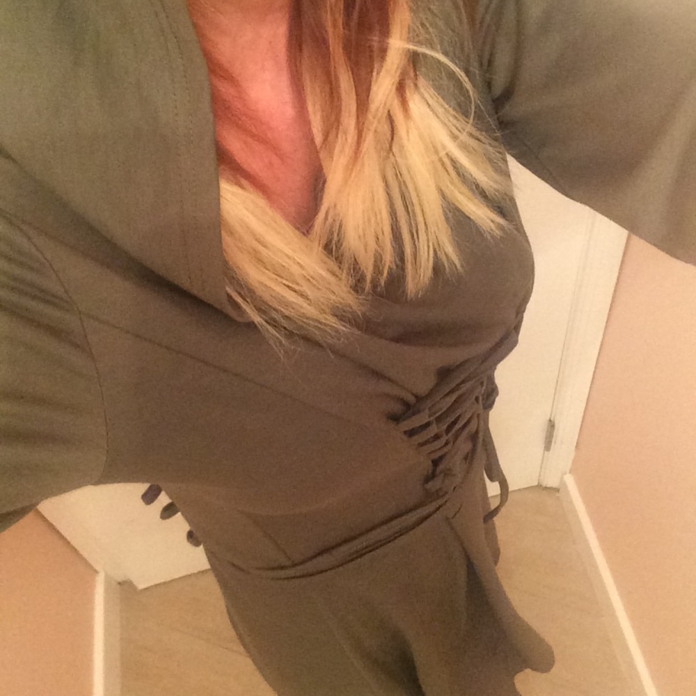 NWT Hooded, cowl neck sweatshirt dress
